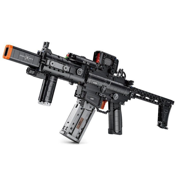 MCX Building Block Toy Gun with Firing Mechanism