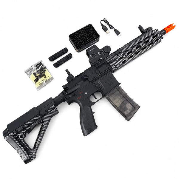 Carbon Fiber HK416D Gel Blaster With SMR Handguard