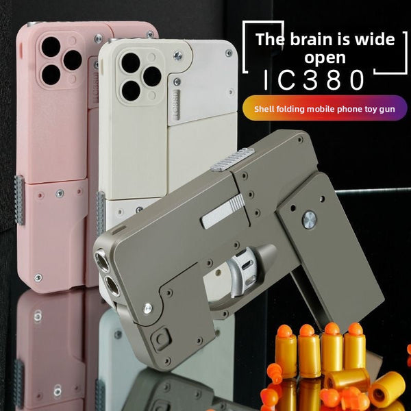 Folding Mobile Phone Model Soft Bullet Gun-Toy Gun